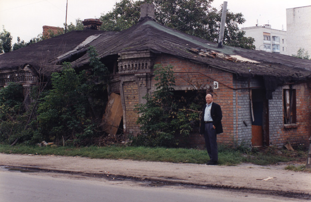 dilapidated building